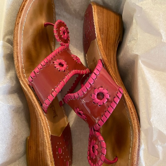 💗EUC Jack Rogers Key West Fuschia 9💗 - Picture 5 of 6